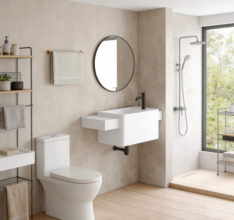 Solid Surface Wall-Mounted Basins: Designed to Stay Clean