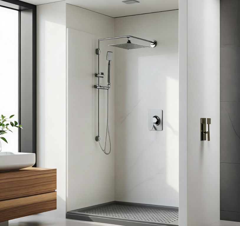 The Low-Maintenance Benefits of Solid Surface Shower Walls