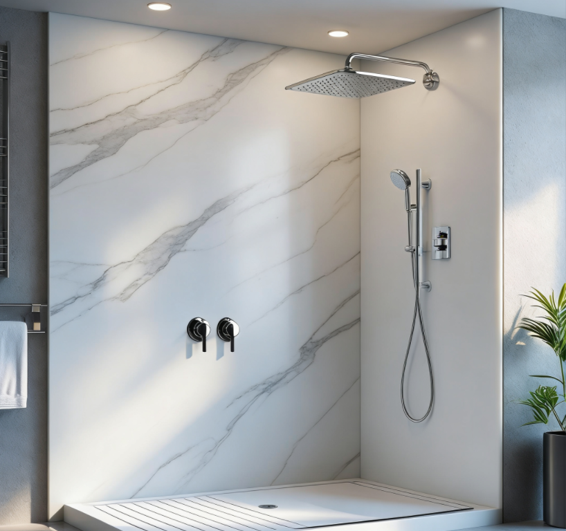 A Better Bathroom Begins With Solid Surface Wall Panels