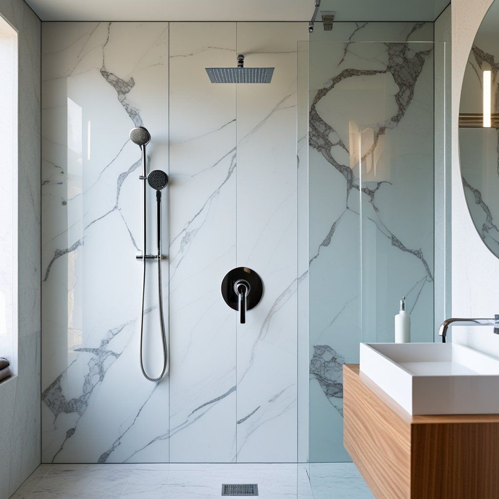 Solid Surface Shower Wall Panels: The Easy-Care Upgrade Your Bathroom Needs