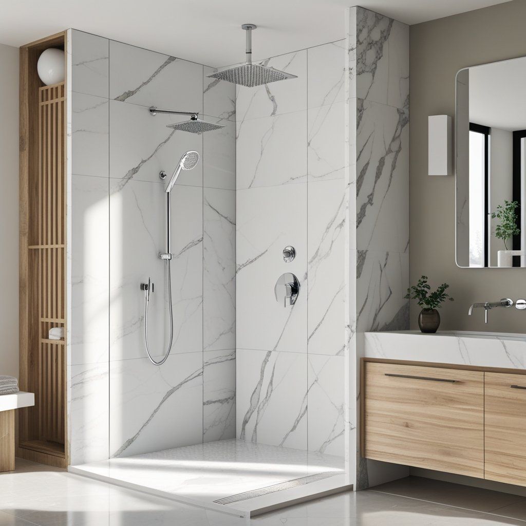 Artificial Stone Shower Wall Panels – B2B Bathroom Wall Cladding: Cut German Refurbishment Costs by 18 % with Engineered-Stone Shower Panels | 2025 Spec Guide