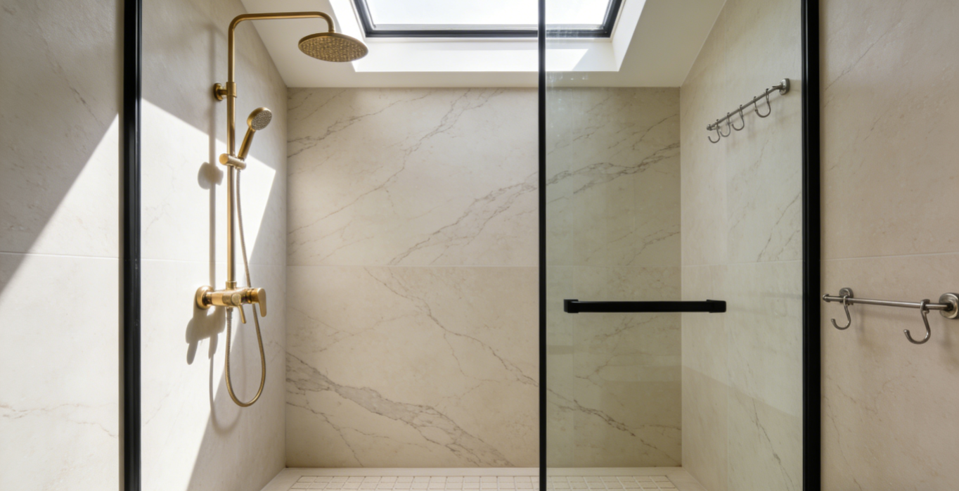 Artificial Stone Wall Panels for Shower Enclosures – Artificial Stone Shower Panels UK: Cut Refit Costs by 38 % with B2B Shower Wall Cladding the UK Contractor Way