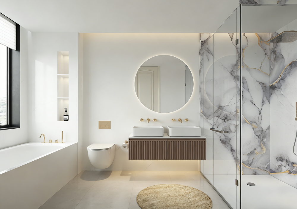 【Panel de Pared de Piedra Artificial para Ducha】-【Artificial Stone Shower Wall Panel】: How Spanish Distributors Cut Labour Costs by 18 % with B2B Bathroom Wall Cladding in 2025