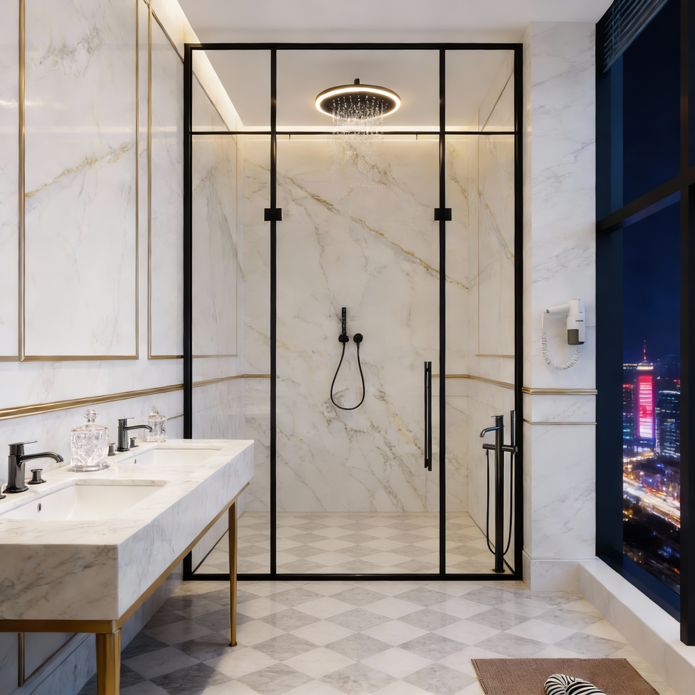 【Panel de Piedra Sintética para Cabina de Ducha】-【synthetic stone shower panel】: How Spanish engineered stone shower walls cut project costs by 18 % for B2B bathroom renovation products in 2025