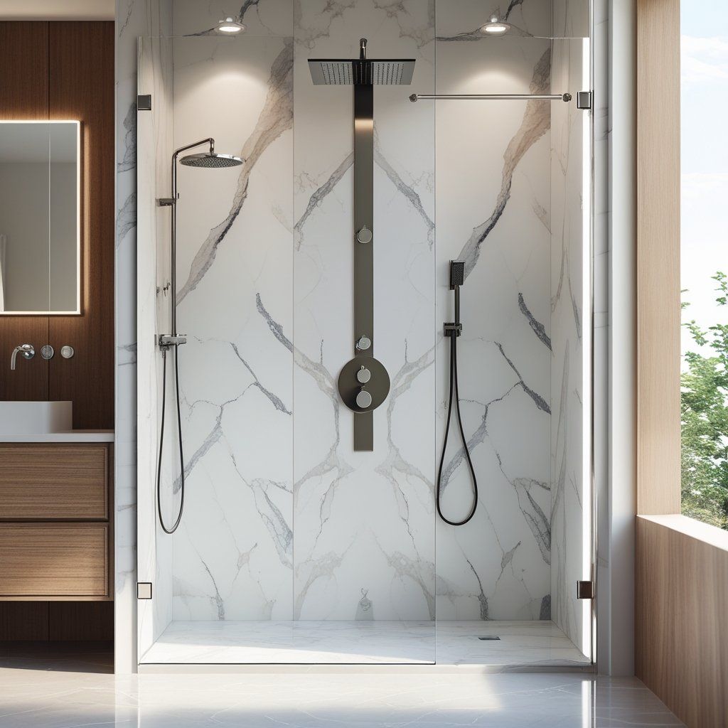 【Shower Cubicle Artificial Stone Wall Panels】-【Engineered Stone Shower Panels Germany】: Best Practice 2025 for German Project Procureurs—Halve Cost & Installation Time