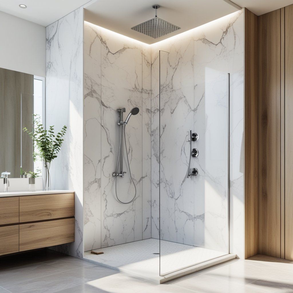 【Artificial Stone Shower Wall Panels】– artificial stone shower wall panels & engineered stone shower panels: How German B2B Firms Cut Installation Costs by 28 % with Prefabricated Showers from Syndekor