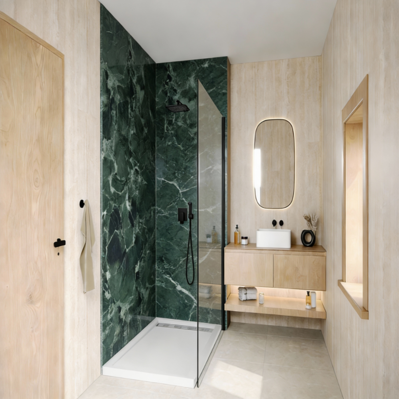 【Artificial Stone Shower Wall Panels】– Japan B2B: 5 Steps to Cut Remodel Costs by 30 % and Win Luxury-Hotel Projects in 2025