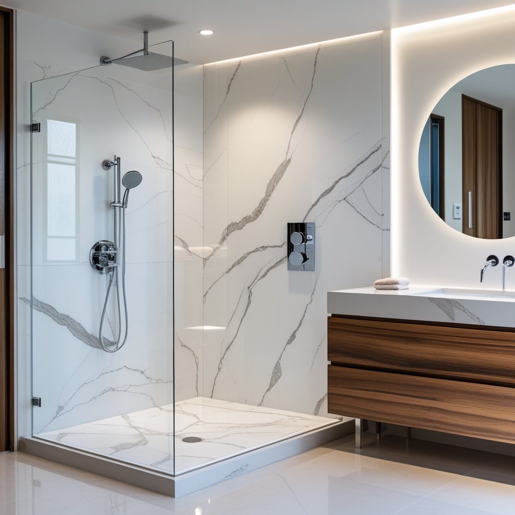 5 Proven Ways Engineered Stone Shower Panels Cut 30 % Installation ...