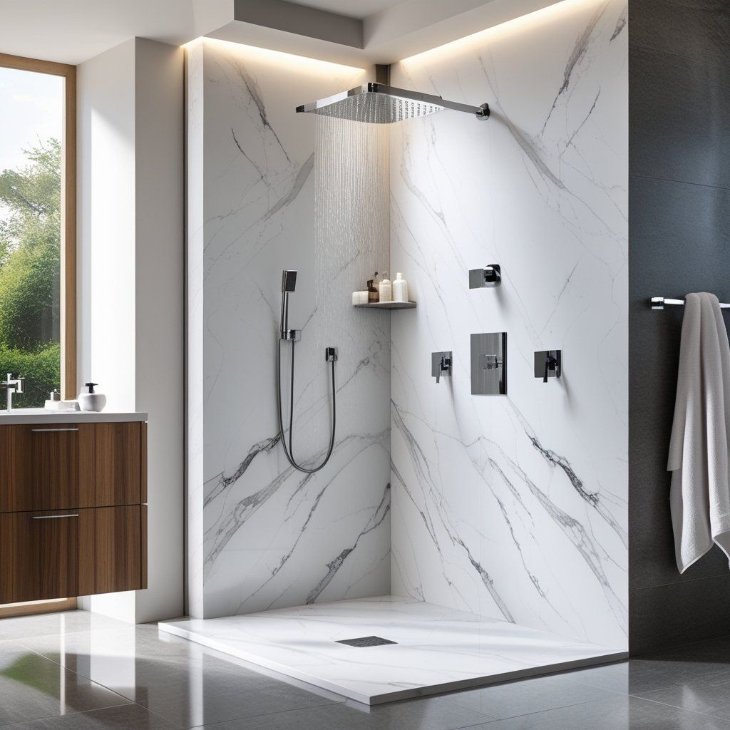 Shower Enclosure Artificial Stone Wall Panels – B2B Shower Wall Suppliers Singapore: 7 Cost-Saving Hacks for Singapore Hotel Bathroom Renovation in 2025