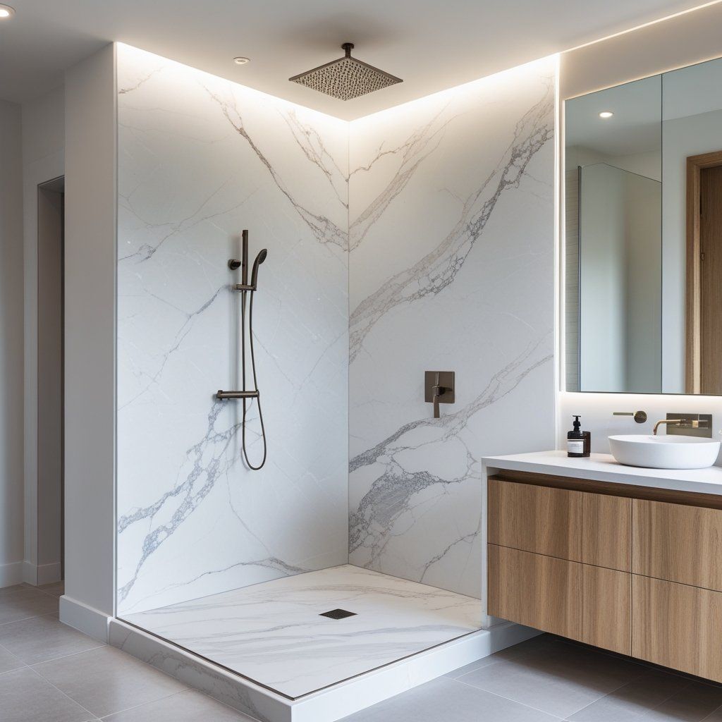 【Engineered Stone Shower Enclosure Wall Panels】-【Solid Surface Shower Walls Singapore】: 5 Proven Ways Singapore Developers Cut Fit-Out Costs with Engineered Stone Shower Panels in 2025