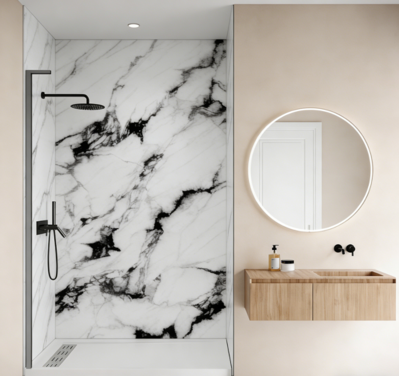 Artificial-Stone Shower Wall Panel for France: 7 Steps to Win French B2B Distributors and Cut Logistics Costs by 18 %