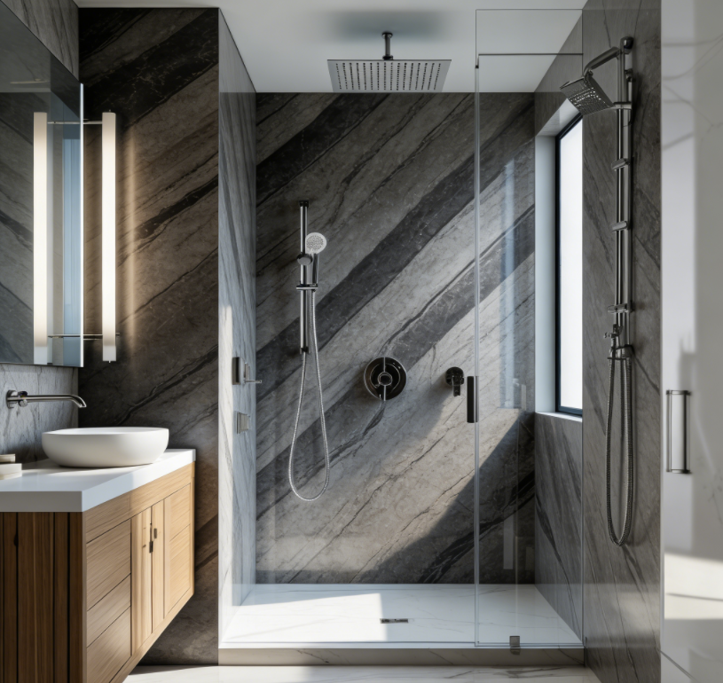 Engineered Stone Shower Wall Panels – Engineered Stone Shower Wall Panels UAE: 7 Cost-Saving Tactics for UAE Developers to Cut Fit-Out Time by 30 %