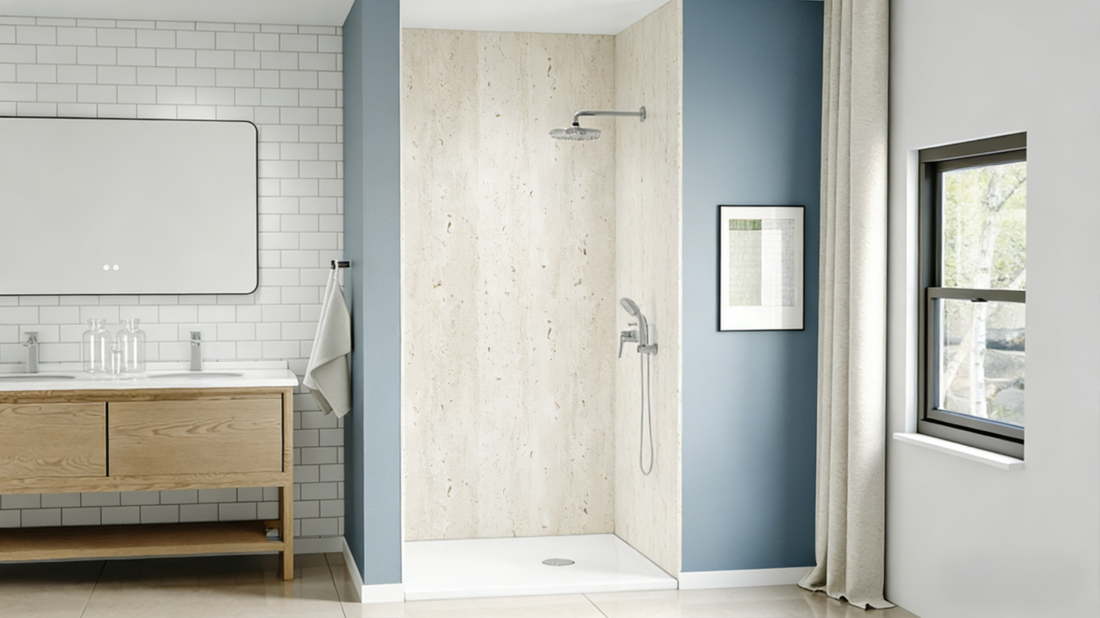 Artificial Stone Shower Enclosure Wall Panels – Engineered Stone Shower Surrounds: Cut 30% B2B Install Costs in Mexico with Waterproof Stone-Resin Kits