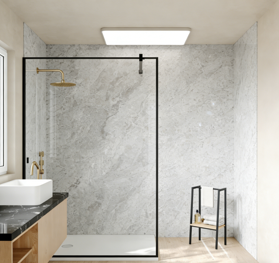 Shower Enclosure Artificial Stone Wall Panels – B2B Artificial Stone Panels NZ: 7 Smart Ways Commercial Builders Cut Wet-Area Costs by 30 %