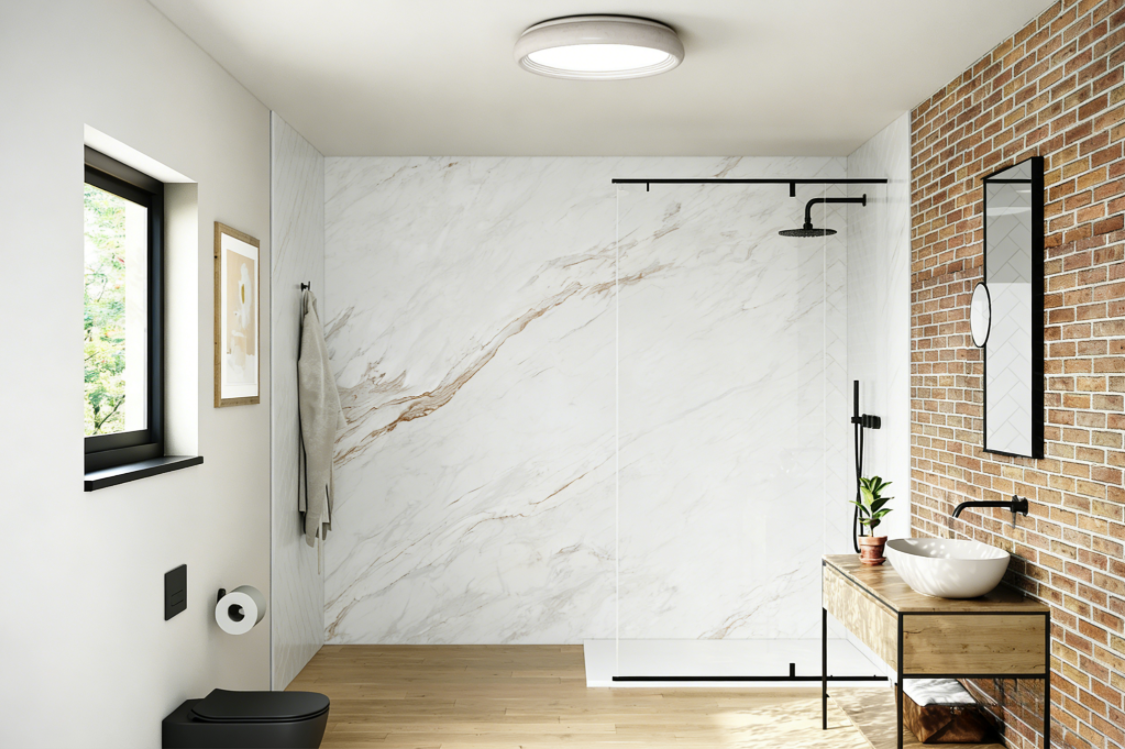 Shower Enclosure Engineered Stone Wall Panels – Korea B2B Solutions: Cut Project Lead Time 30 % with OEM Custom Stone Panels