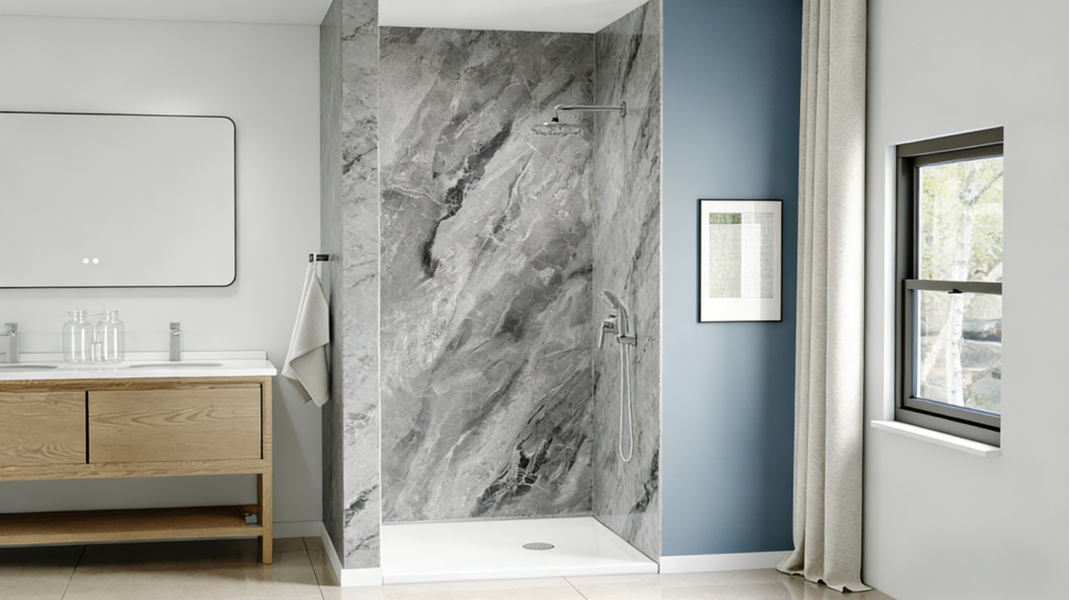 【Shower Room Artificial Stone Wall Panels】-【Korea B2B shower wall materials】: Best Way to Cut Korean Hotel Renovation Costs by 30 % with Custom Artificial Stone Shower Walls