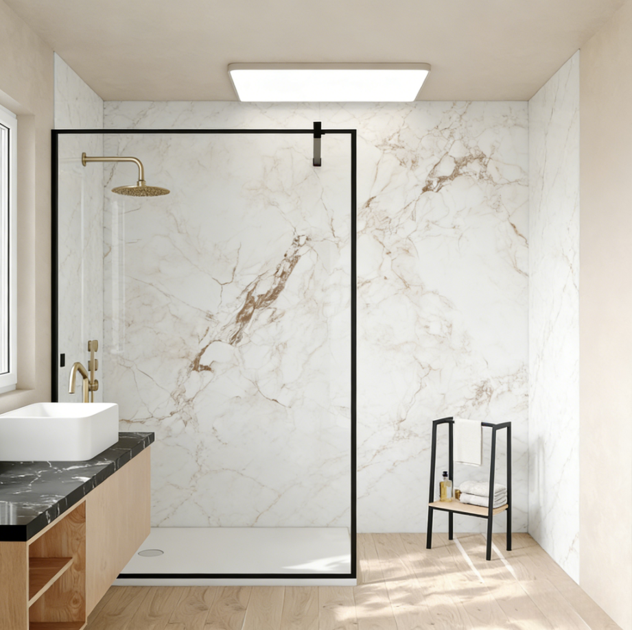 Artificial Stone Shower Wall Panels – Netherlands Bathroom Materials Distributor Guide: Cut Installation Costs by 30 % with Shower Wall Panels Wholesale in 2025