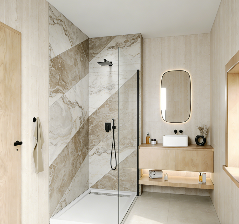 Engineered Stone Shower Wall Panels – Engineered Stone Shower Panels Chile: 5 Proven Ways Chilean Developers Cut Bathroom Costs by 30 % with Wholesale Engineered Quartz Shower Walls B2B Supply