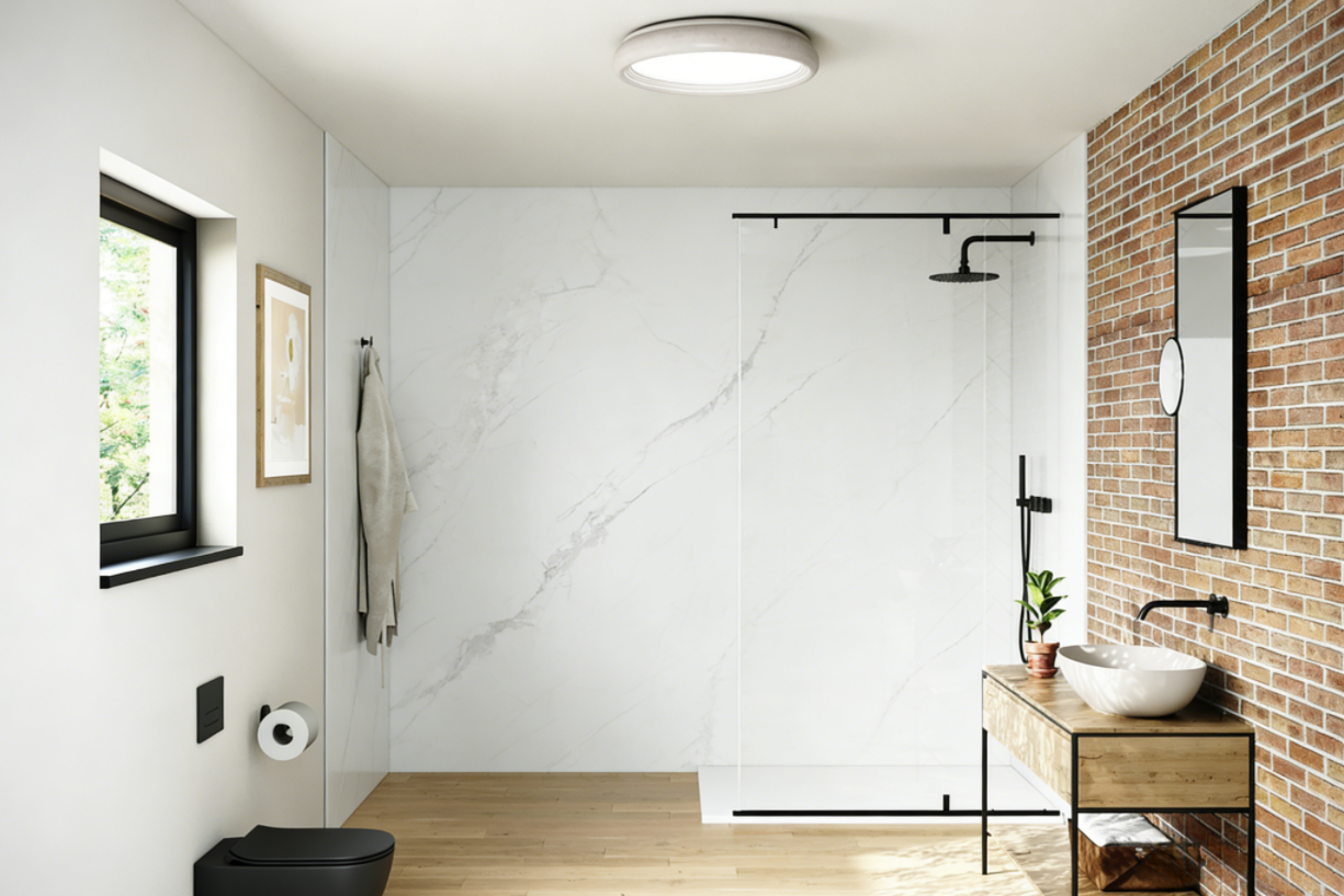 Shower Room Artificial Stone Wall Panels – Shower Wall Panels Thailand: 7 Cost-Smart Tactics to Cut Hotel Build-Time by 30% Using Commercial Shower Wall Systems