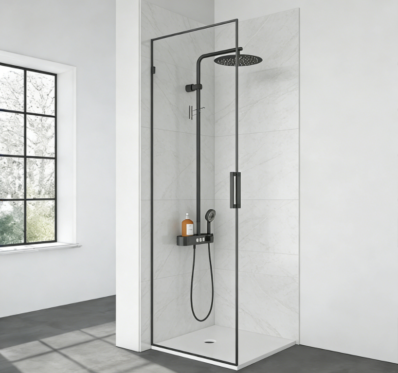 Commercial Engineered Stone Shower Enclosure Panels – Engineered Stone Shower Wall Denmark: 5 Proven Ways Danish Developers Cut Fit-Out Costs by 18 % with B2B Shower Enclosure Solutions