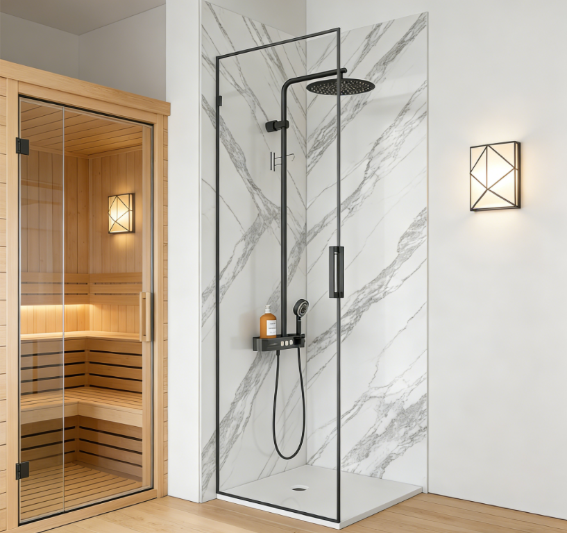 EngineeredShowerStonePanels – engineered stone shower panels & B2B shower wall solutions: How Danish contractors cut build time by 18 % with solid-surface shower panels from certified engineered-stone suppliers in Denmark