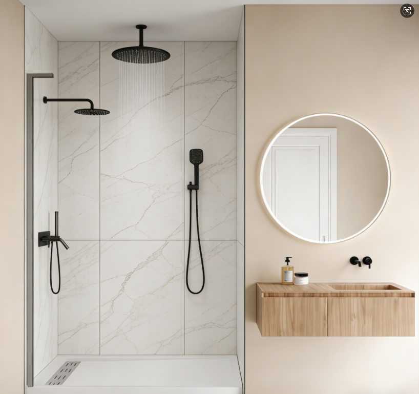 Engineered Stone Shower Wall Panels – Engineered Stone Shower Wall Panels Denmark: 7 Cost-Cutting Tips for Danish Hotel Developers Specifying Custom Engineered Stone Wall Panels in 2025