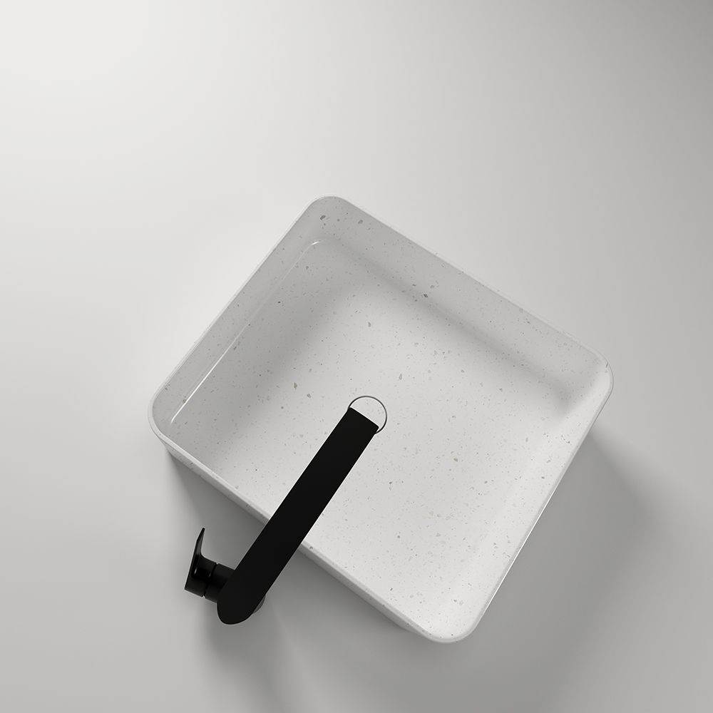 KTX001 Above Counter Basin Rectangular Terrazzo Bathroom Sink