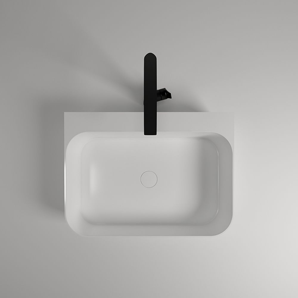 KTX002 Terrazzo Basin Rectangular Bathroom Countertop Basin