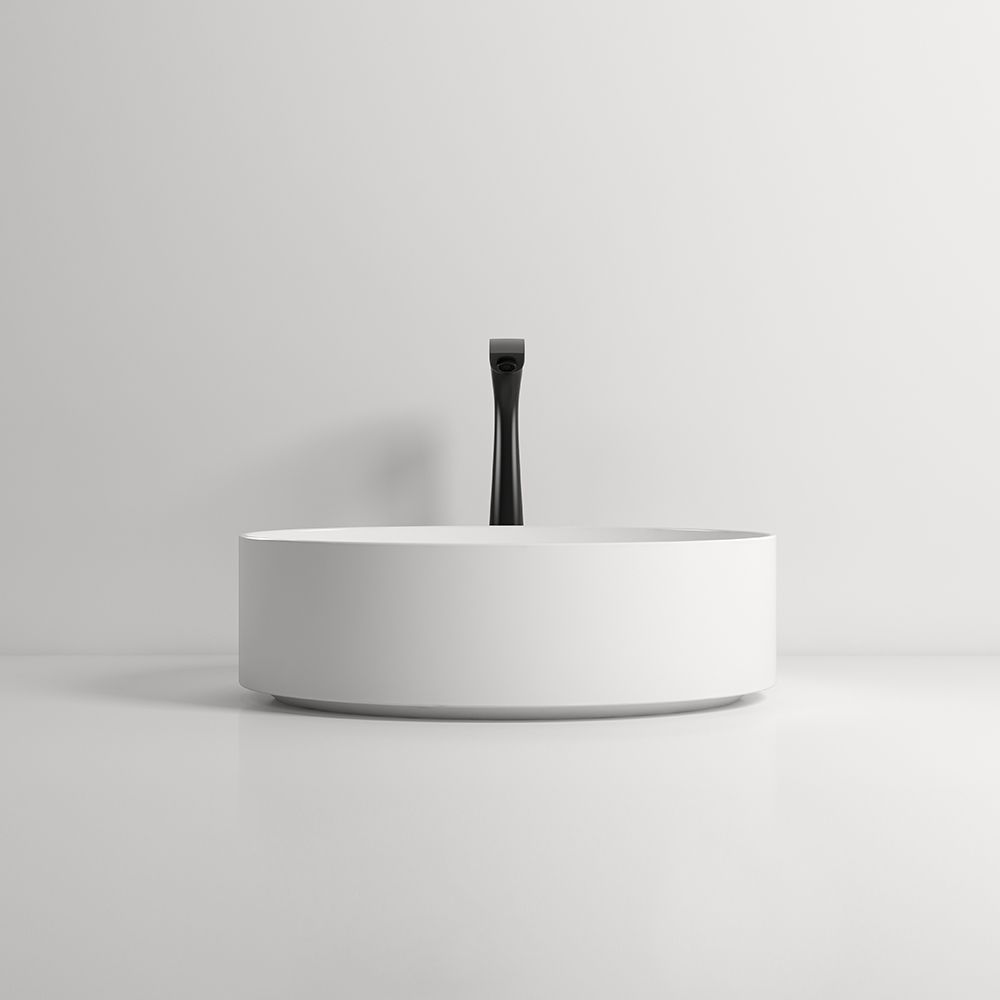 KTX006 Table Top Basin Round Shaped Terrazzo Sink Basin