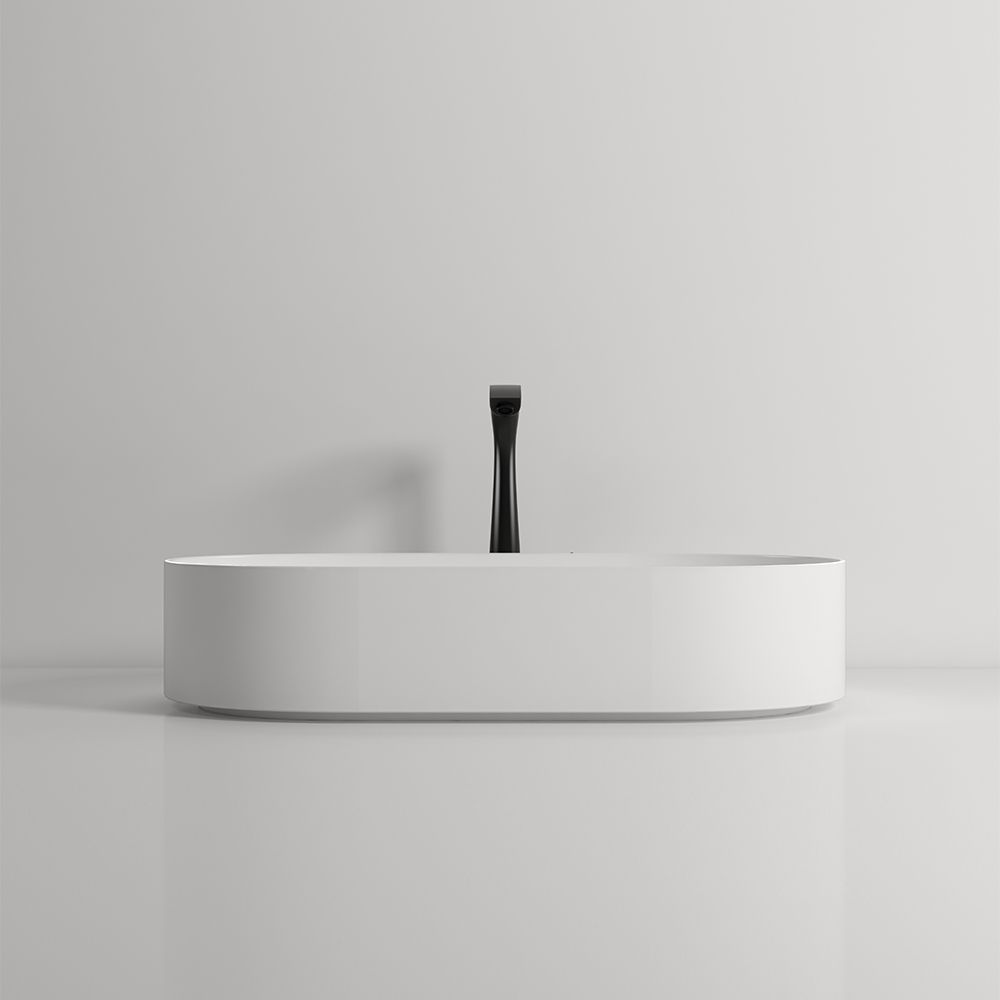 KTX011 Terrazzo Wash Basin Countertop Round Basin