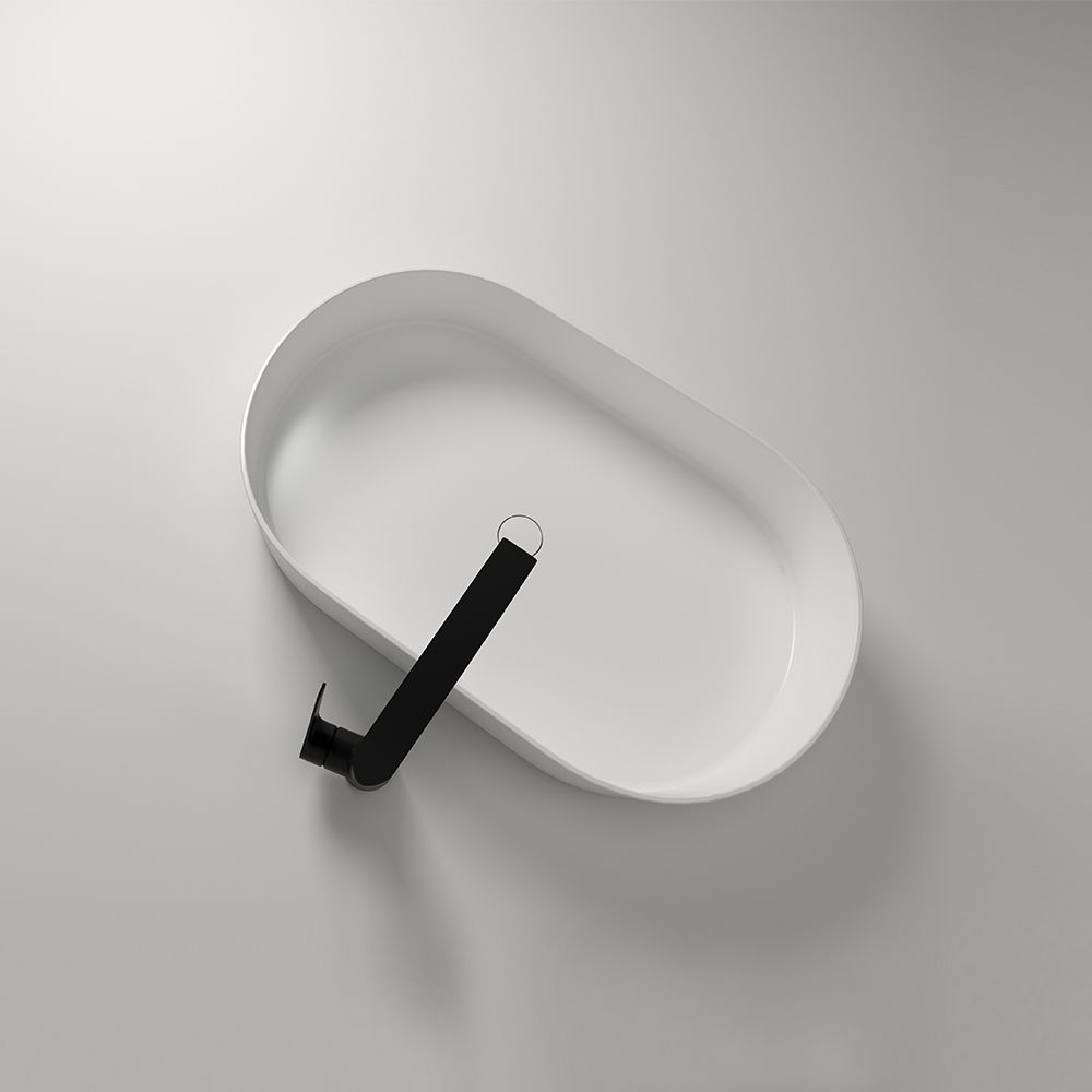 KTX011 Terrazzo Wash Basin Countertop Round Basin