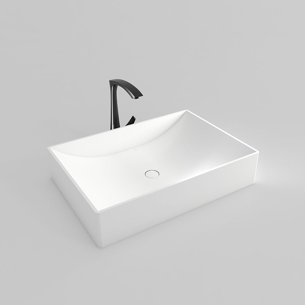 KTX012 Terrazzo Stone Wash Basin Bathroom Counter Top Basin