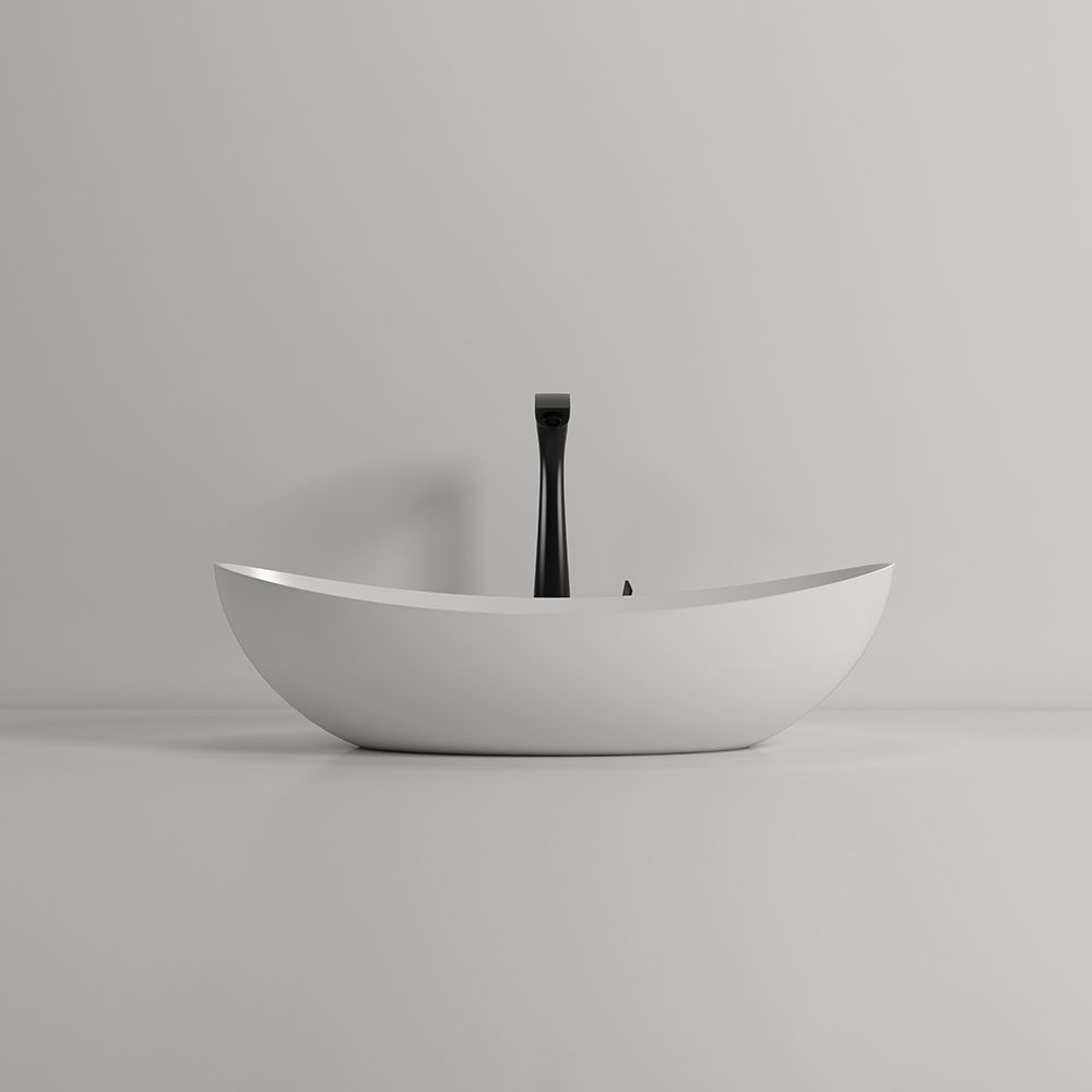 KTX017 Terrazzo Sink Custom Made Oval Countertop Basin