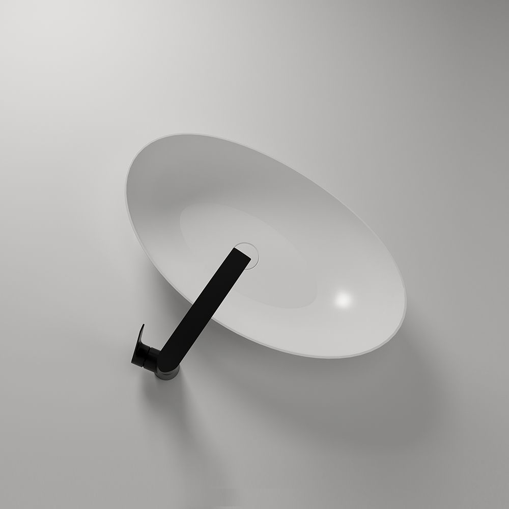 KTX017 Terrazzo Sink Custom Made Oval Countertop Basin