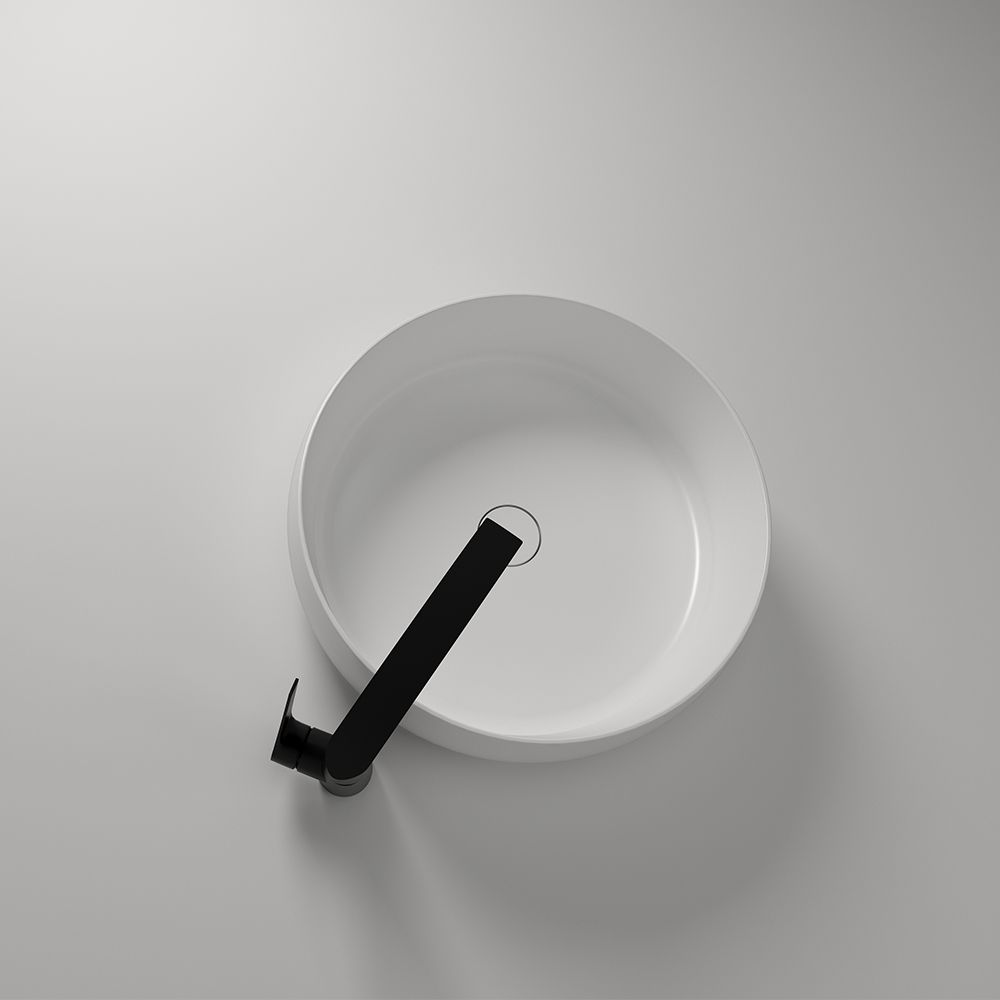 KTX021 Terrazzo Bathroom Sink Round Over Counter Basin