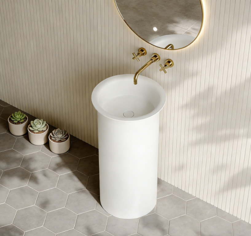 Commercial Engineered Stone Washbasin – B2B Bathroom Fixtures Italy: 7 Cost-Saving Tips to Spec the Perfect Italian Commercial Sanitary Ware Without Overruns | 2025