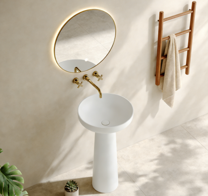 Engineered Stone Commercial Wash Basin & Solid Surface Commercial Basin: Cut UK Fit-Out Costs by 23 % with One B2B Washroom Fixtures UK Swap