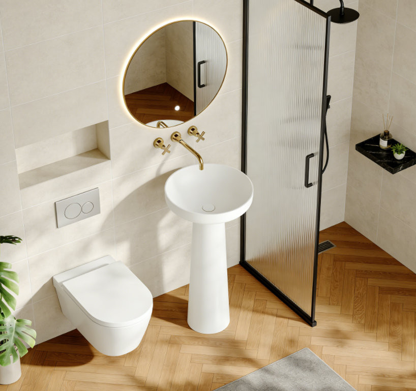 Commercial Engineered Stone Washbasin – Engineered-Stone Bathroom Sinks Spain: How the Engineered Solid-Surface Sink Cuts Replacement Costs by 18 % in Spanish Contract Bathroom-Fixture Projects