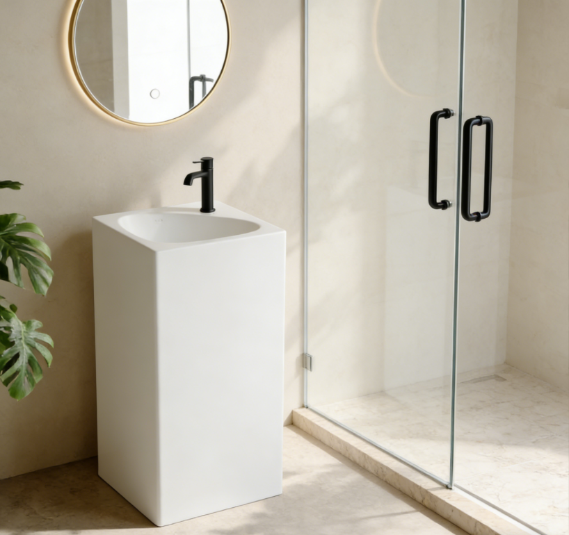 Commercial Engineered Stone Washbasin – Solid-Surface Washbasin Spain: 7 Ways to Cut Construction Costs with Engineered-Stone Bathroom Sinks (B2B)