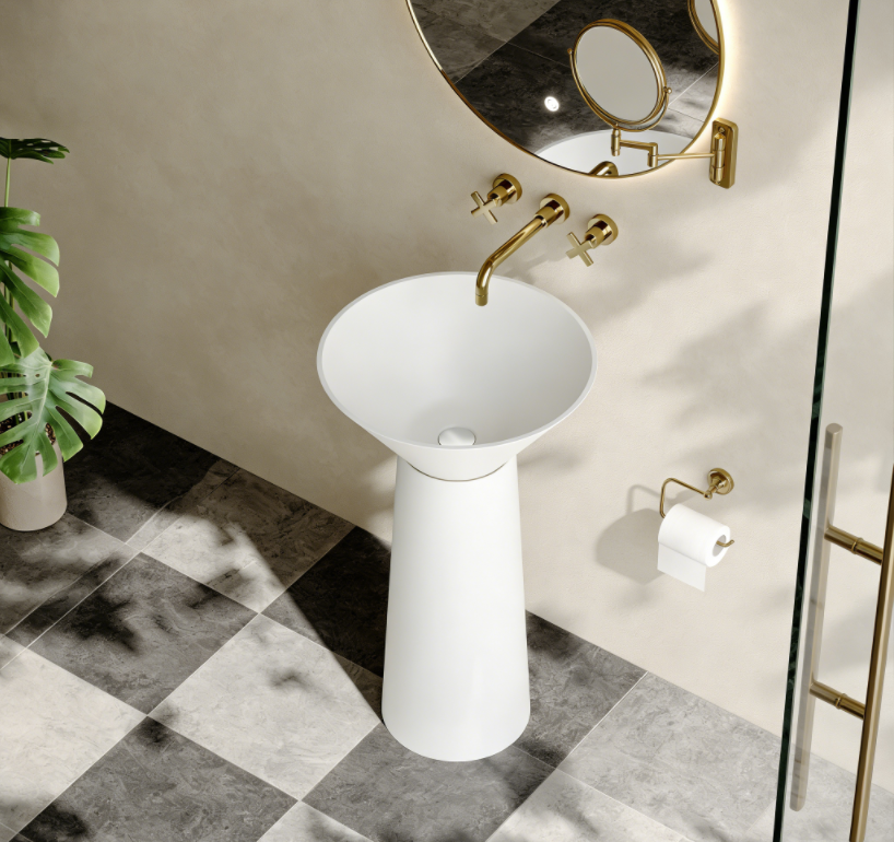 Artificial Stone Pedestal Sink: How Spanish Bathroom Product Distributors Can Multiply Their Margin with Engineered - Stone Wash Basins in 2025