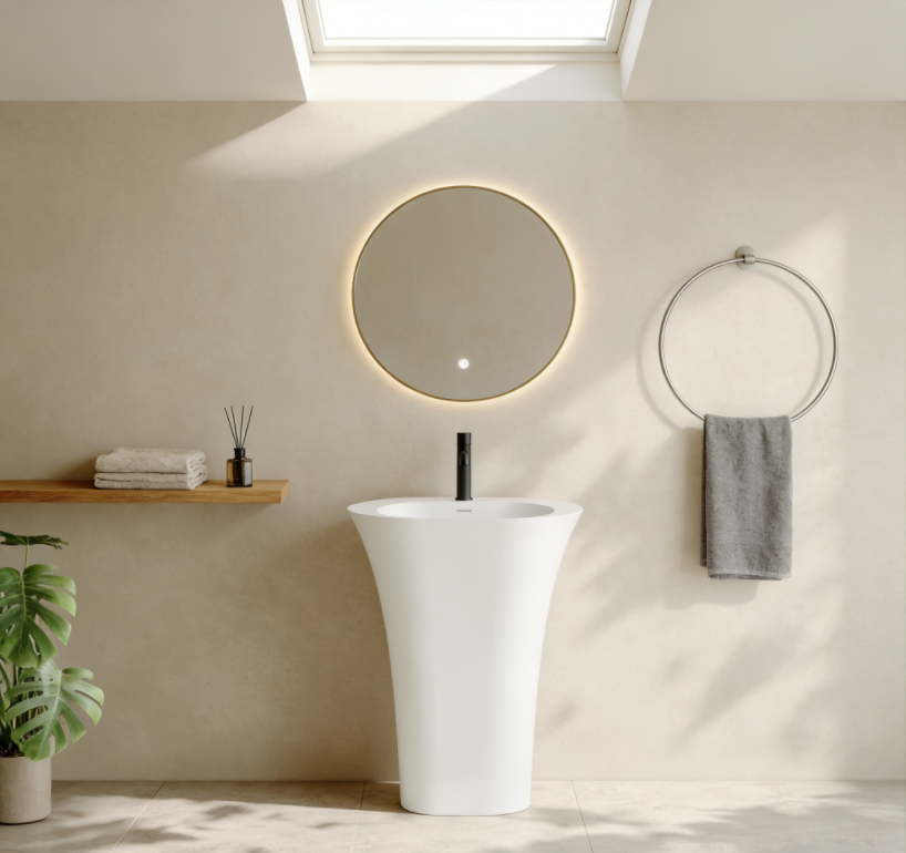 Lavabo Piedra Artificial Empresarial – Artificial-Stone Wash Basin B2B: How to Cut Maintenance Costs by 30 % in Spanish Hotels and Offices with a High-Volume Contract Solid-Surface Basin