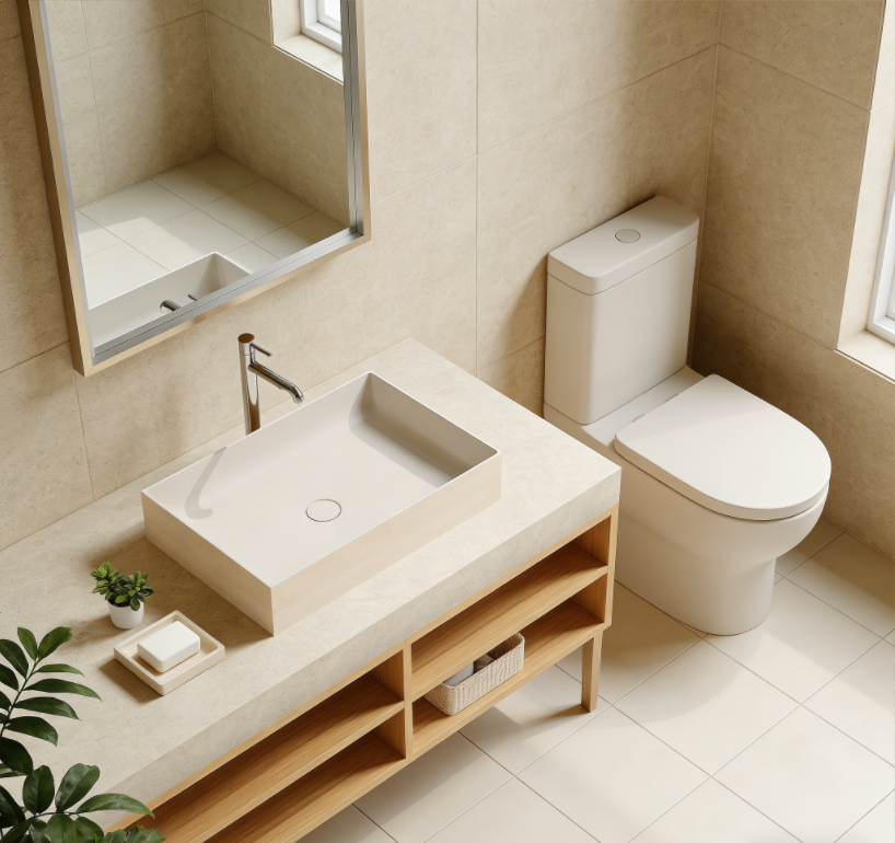 Commercial Artificial Stone Wash Basin – B2B Bathroom Fixtures Russia: 7 Proven Ways to Cut Hotel Project Costs by 18 % with Engineered-Stone Wash-Basin Wholesale Lots