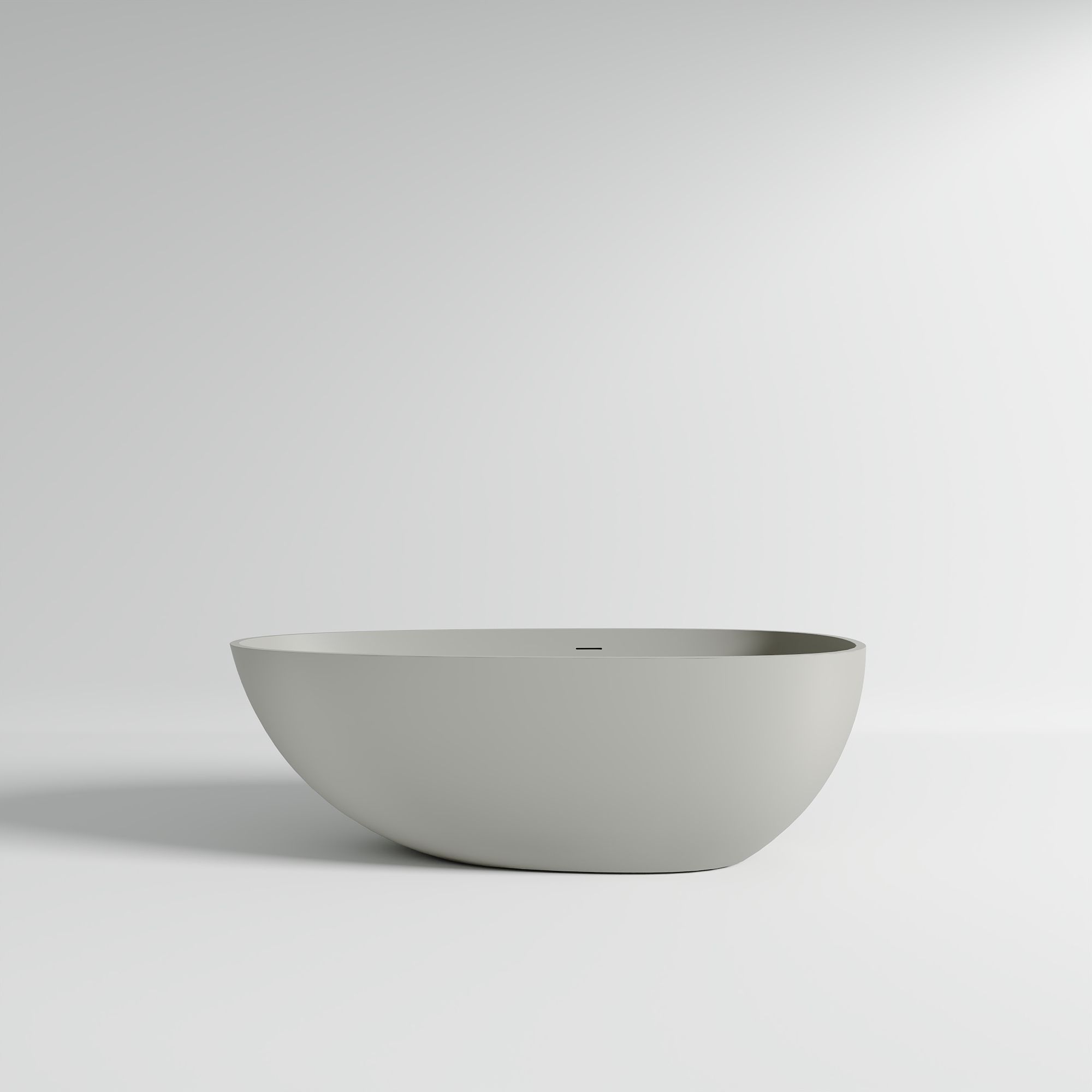 KT-8102 Egg Shape Solid Surface Baths Freestanding Soaking Baths
