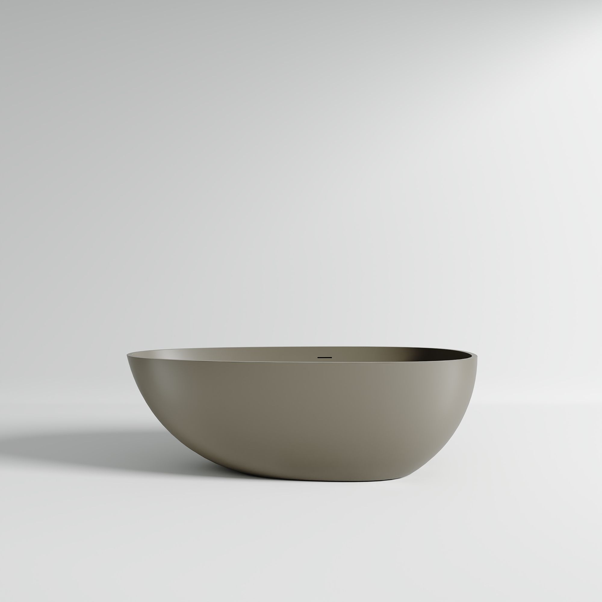 KT-8102 Egg Shape Solid Surface Baths Freestanding Soaking Baths