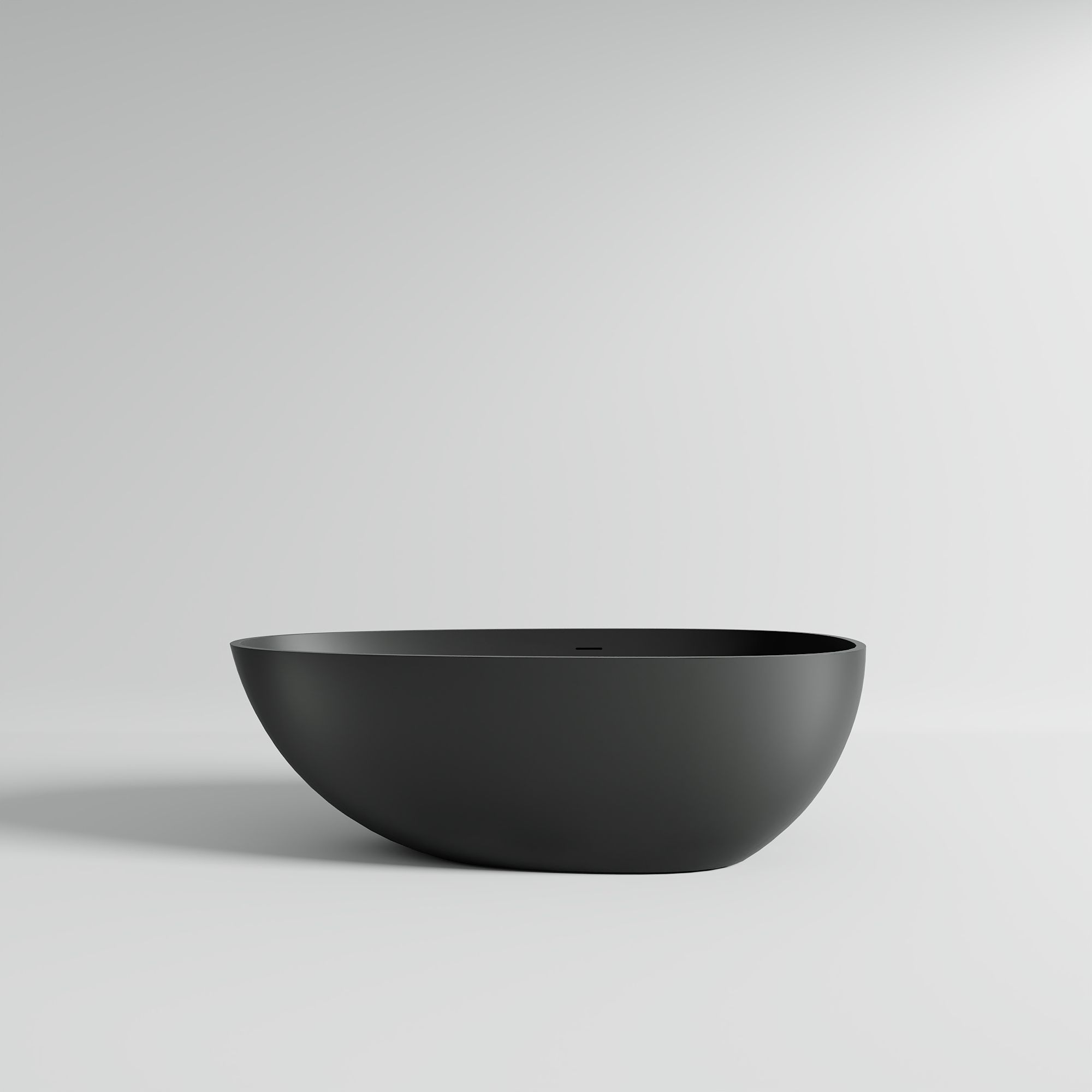 KT-8102 Egg Shape Solid Surface Baths Freestanding Soaking Baths