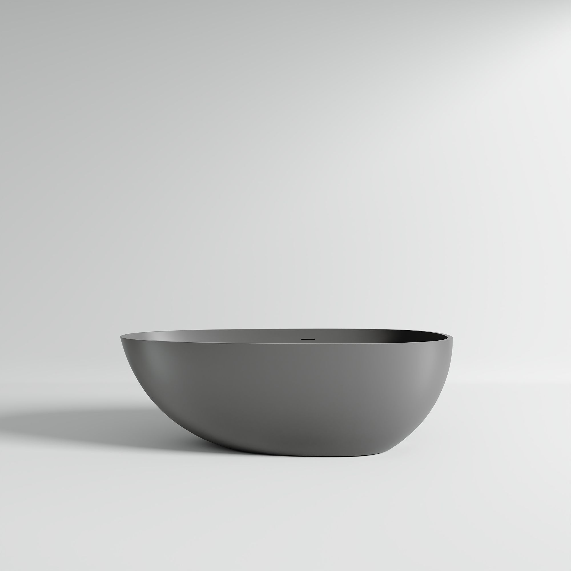KT-8102 Egg Shape Solid Surface Baths Freestanding Soaking Baths