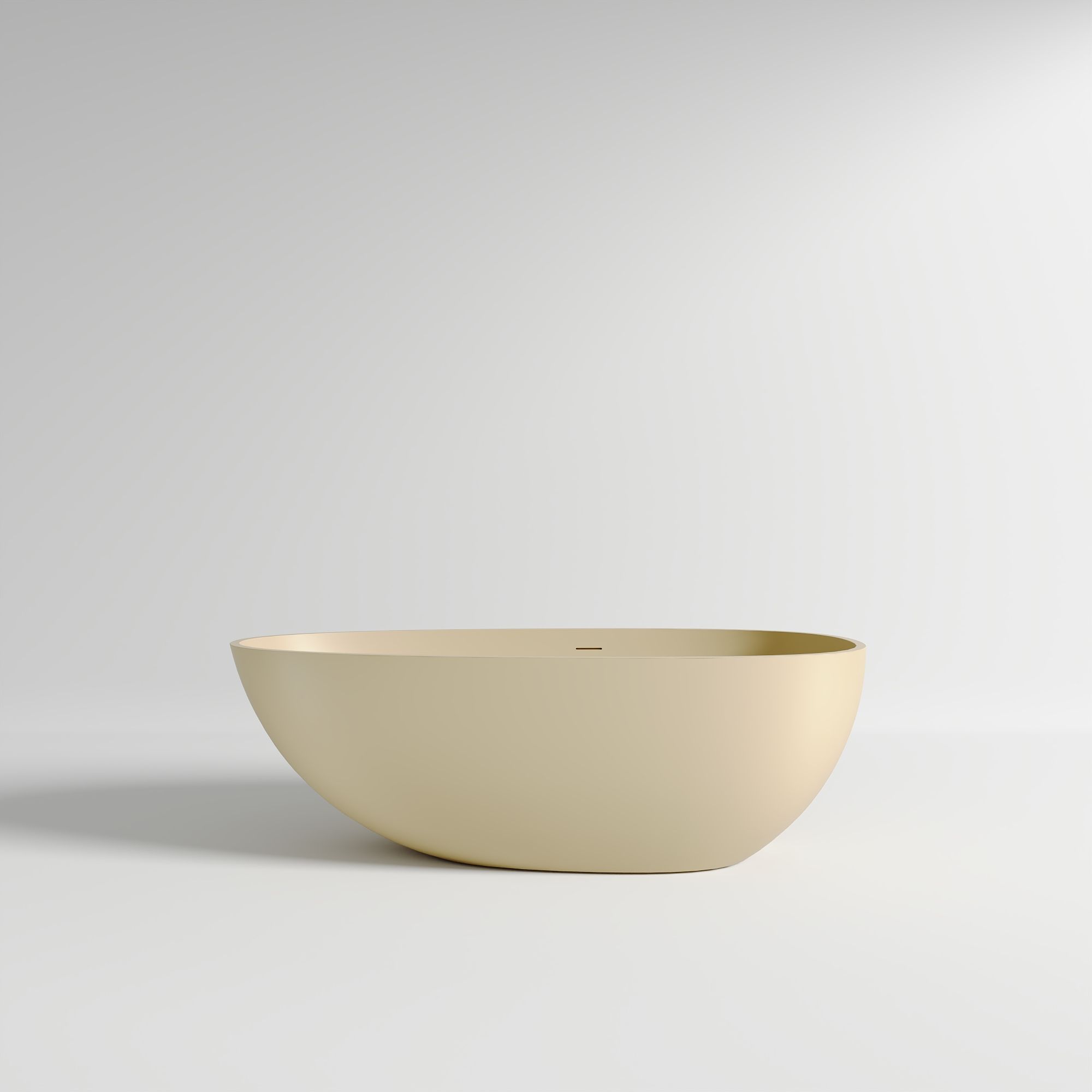 KT-8102 Egg Shape Solid Surface Baths Freestanding Soaking Baths