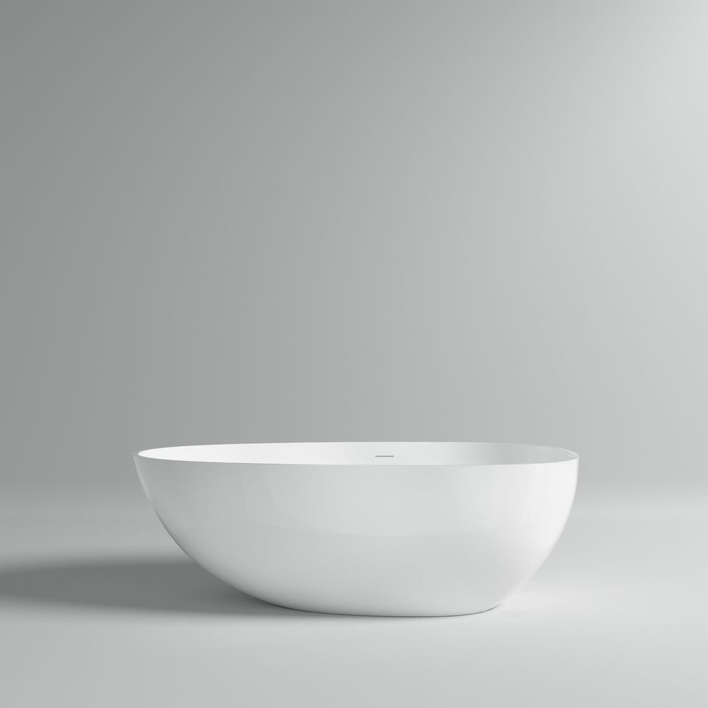 KT-8102 Egg Shape Solid Surface Baths Freestanding Soaking Baths