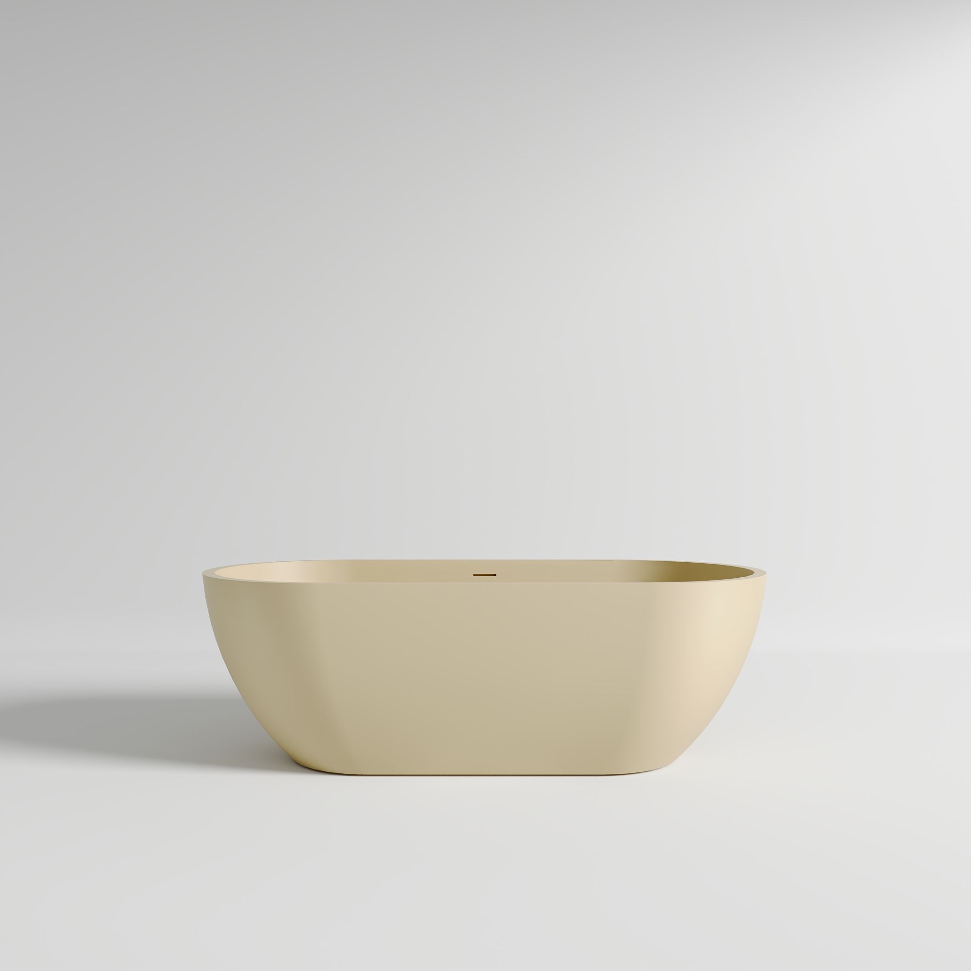 KT-8103 Capsule Shape Artificial Stone Solid Surface Freestanding Tub