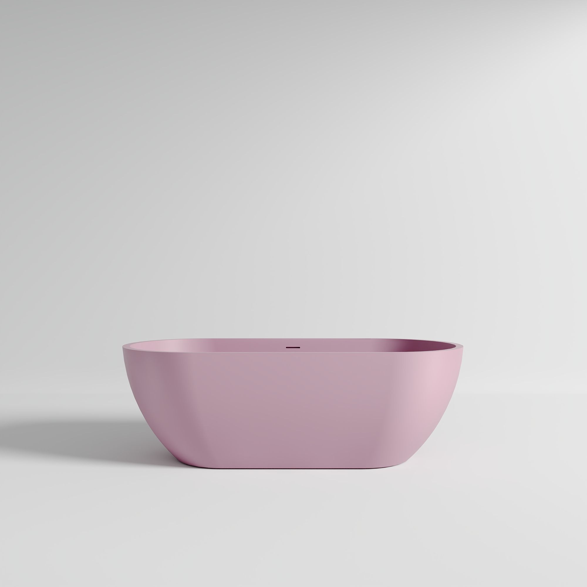 KT-8103 Capsule Shape Artificial Stone Solid Surface Freestanding Tub
